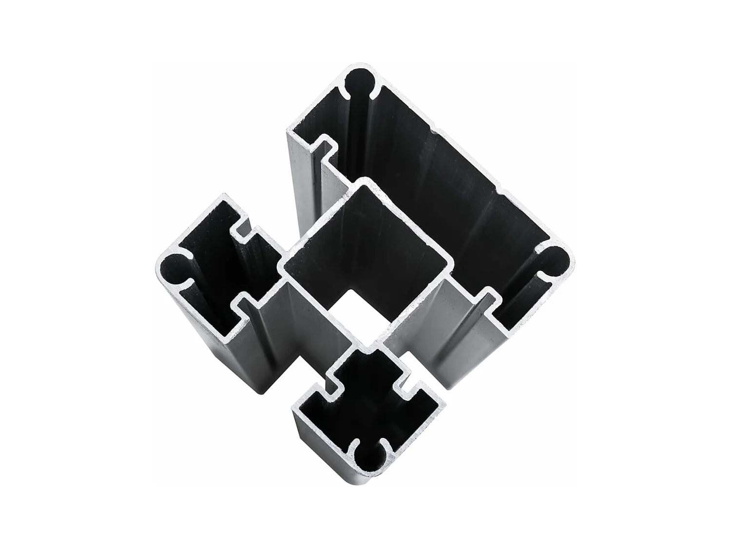 Clôture de jardin WPC 180x105 Gris