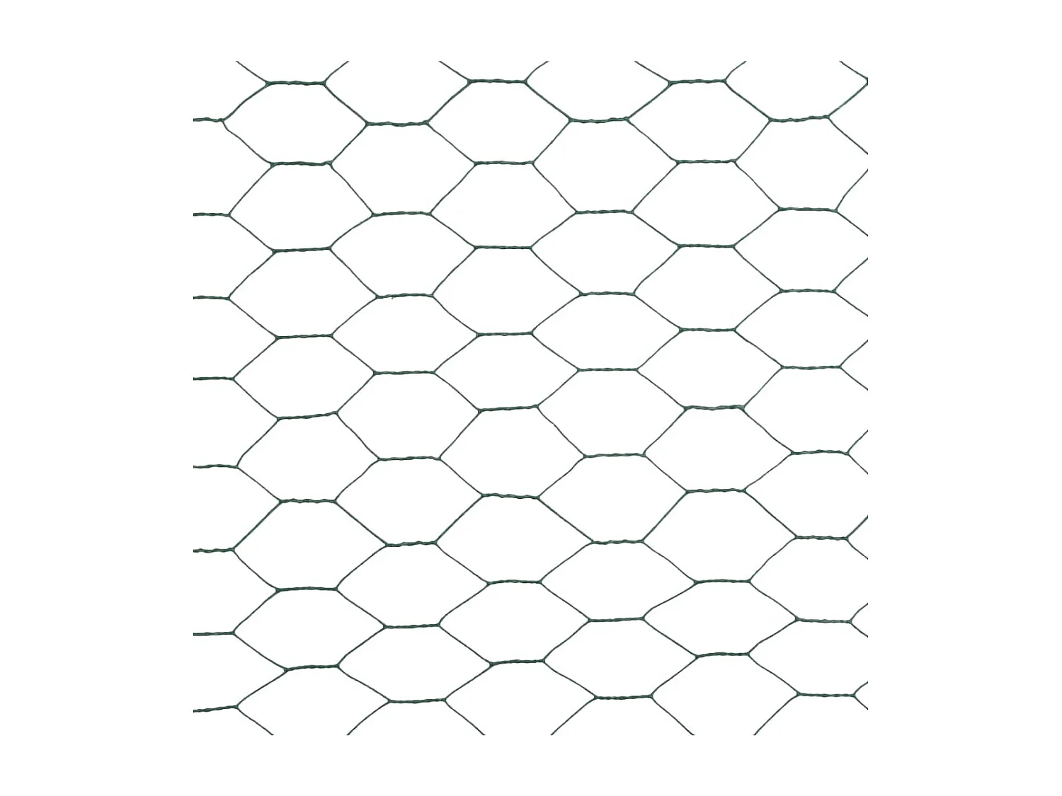 Grillage Acier avec revêtement en PVC 25x1,5 m Vert