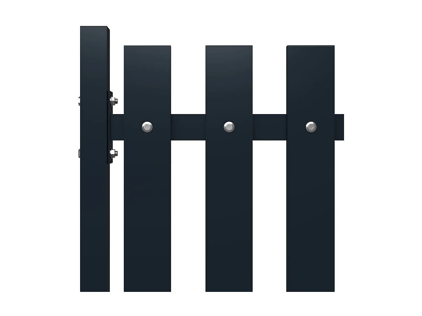 Panneau clôture Anthracite 174,5x125 Acier enduit de poudre