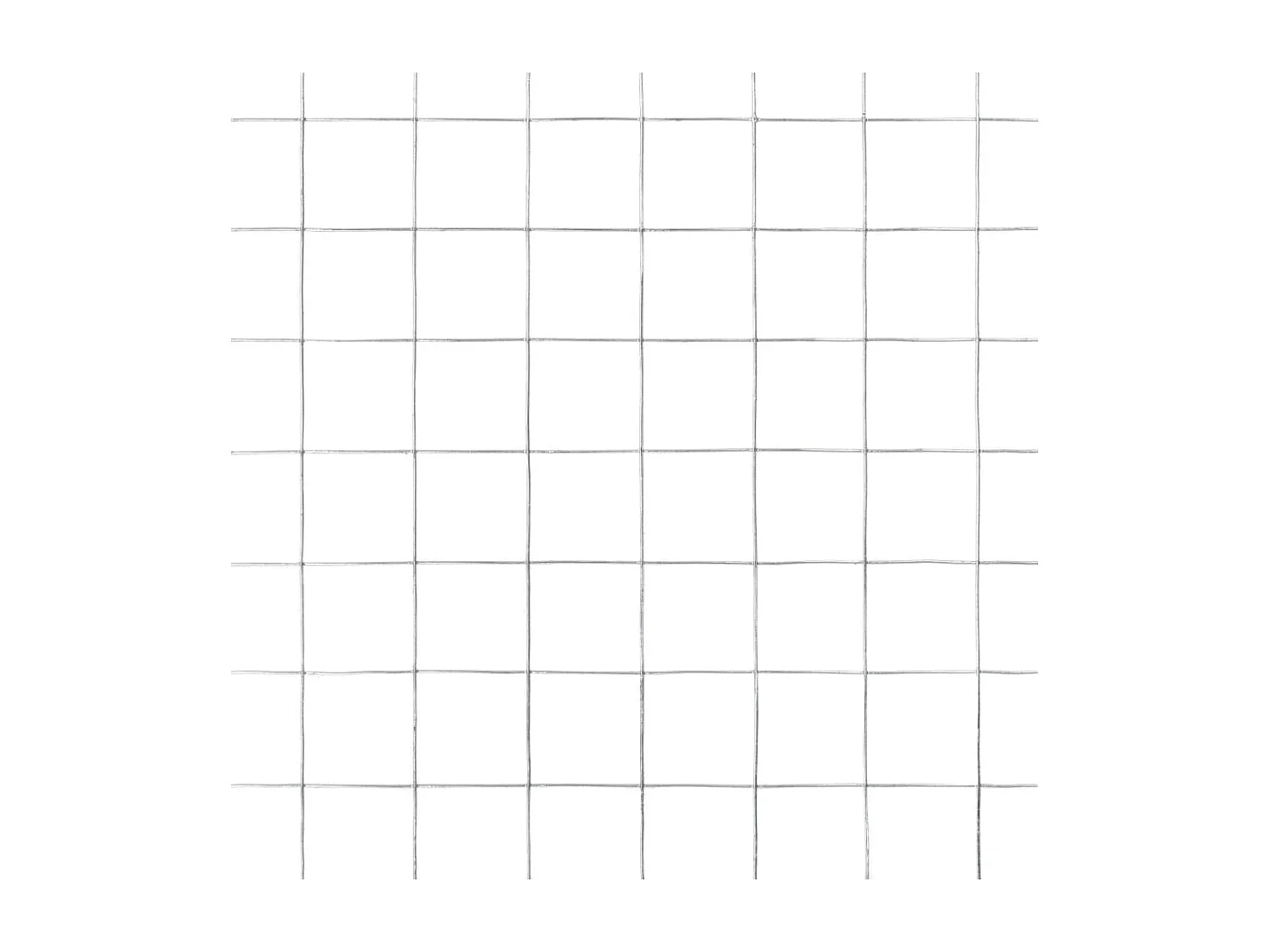 Grillage pour volière Acier galvanisé 10x1,5 m Argenté