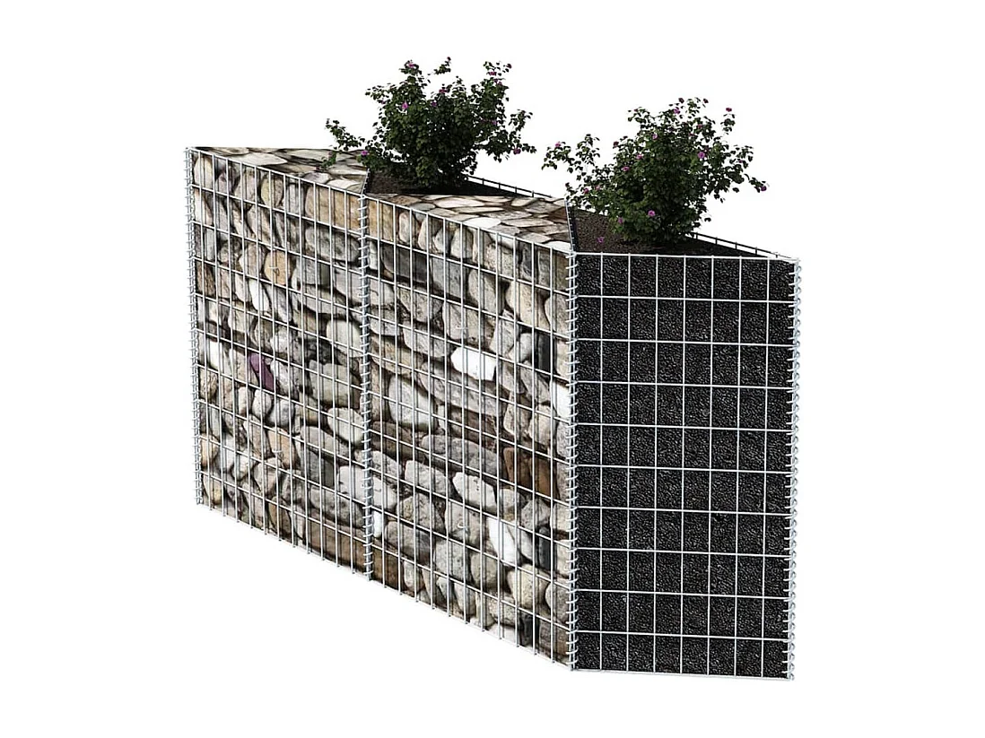 Panier de gabion Acier galvanisé 120x30x100