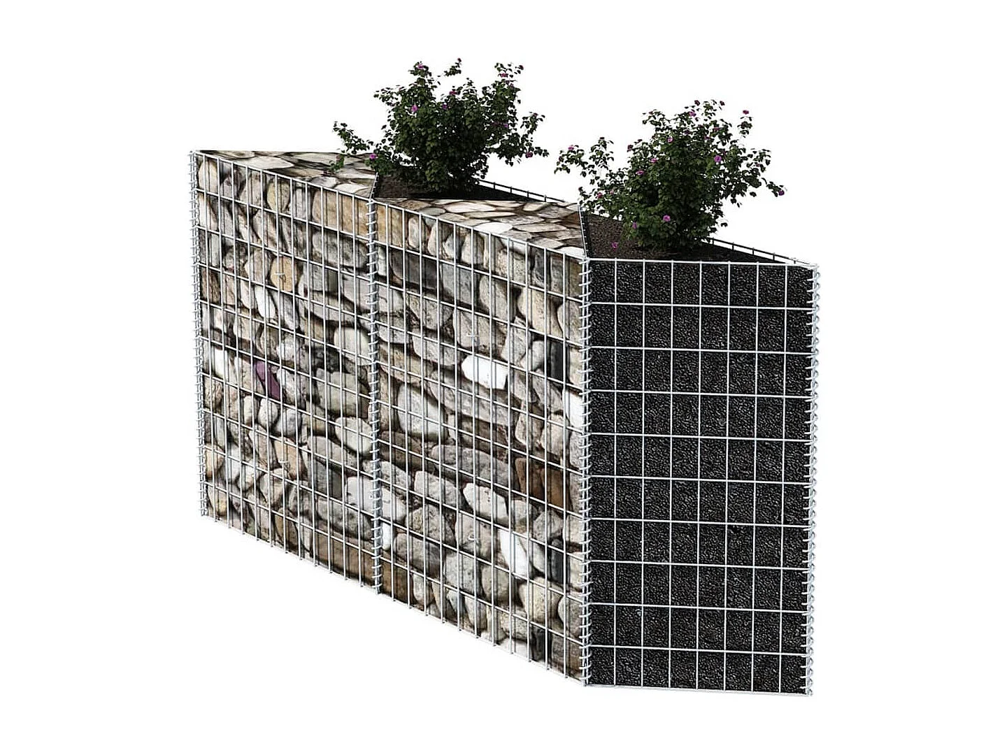 Panier de gabion Acier galvanisé 120x30x100