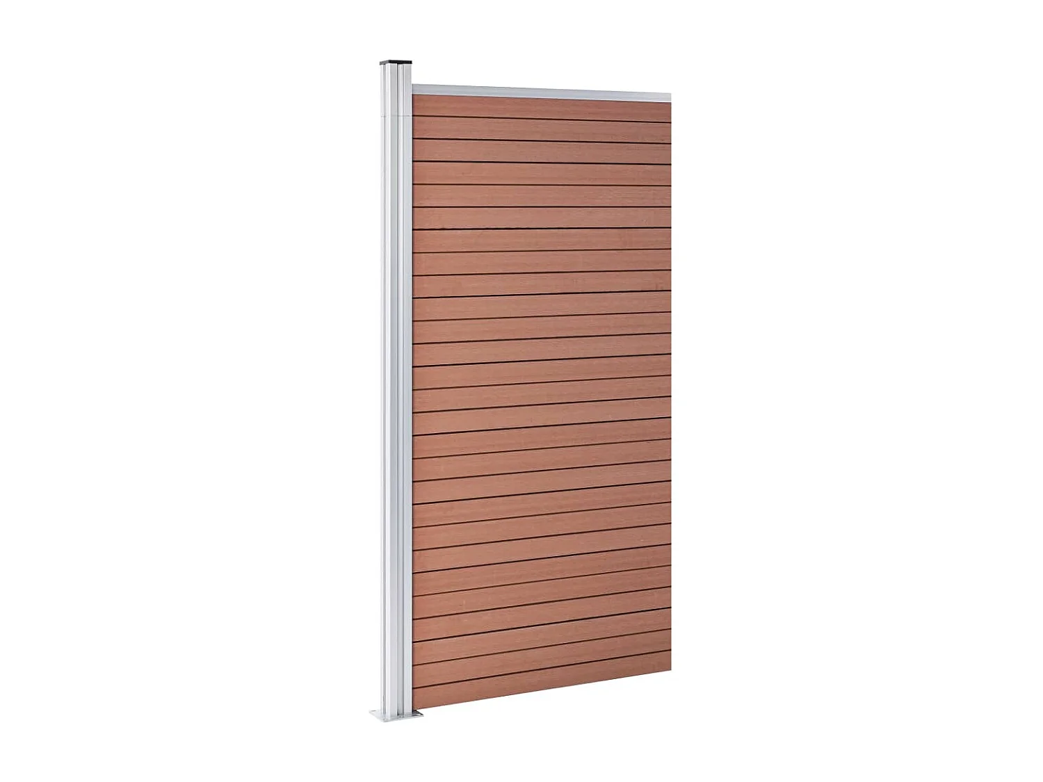 Panneau de clôture WPC 95x186 Marron