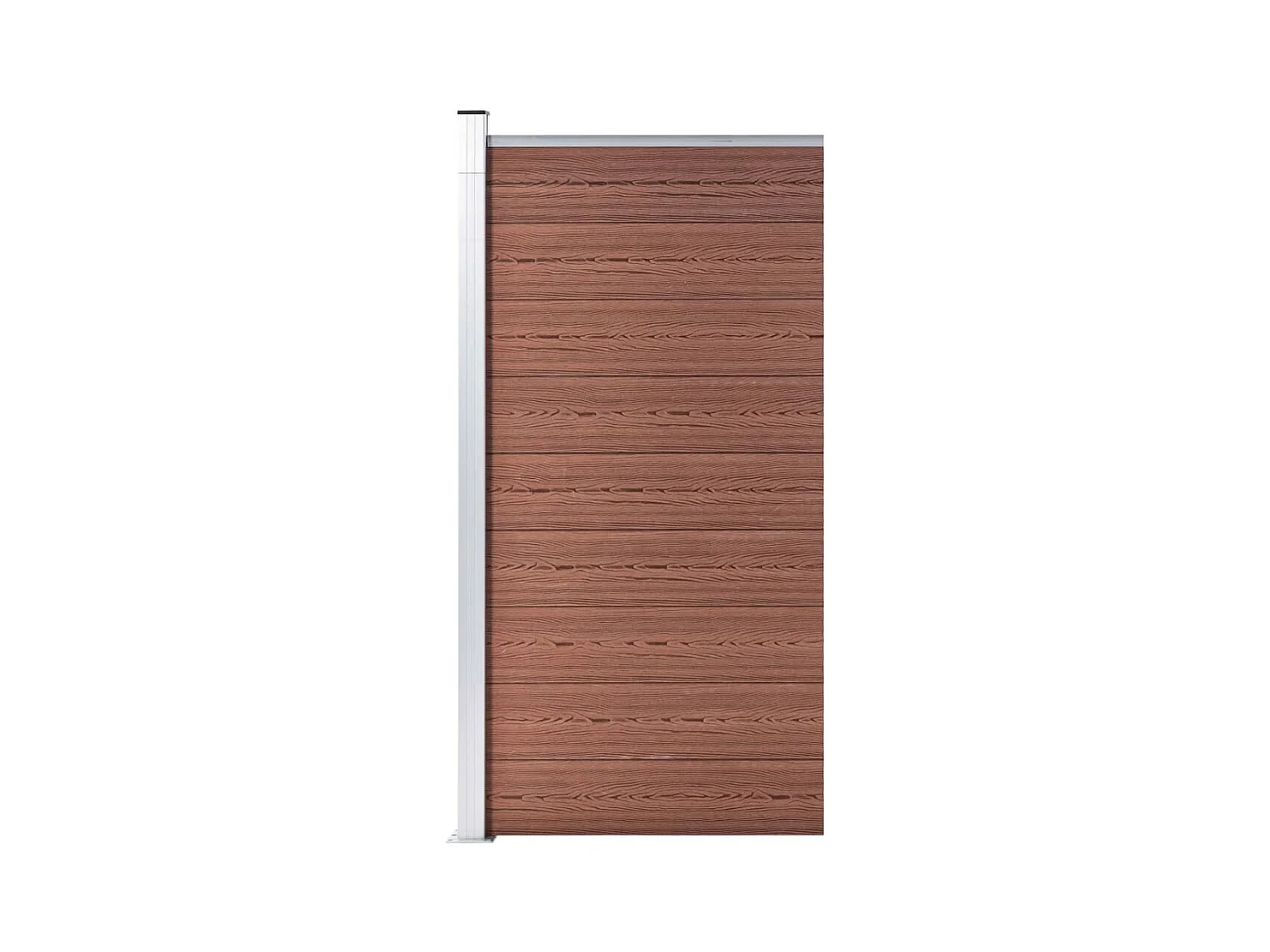 Panneau de clôture WPC 95x186 Marron