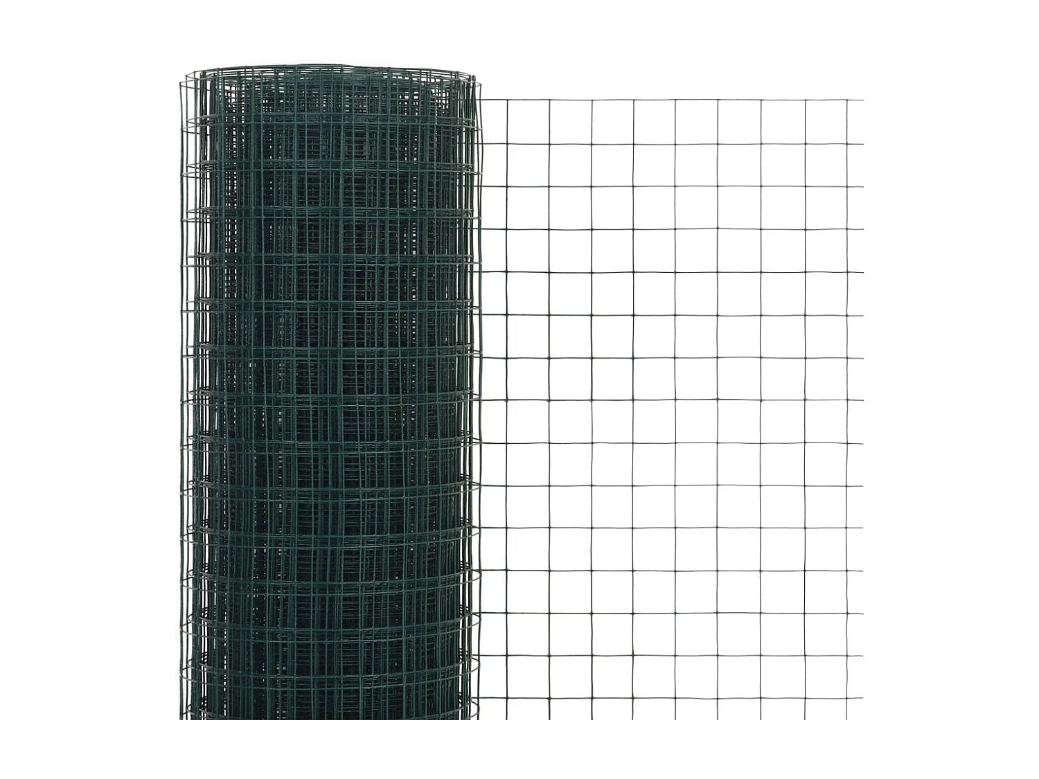 Grillage Acier avec revêtement en PVC 10x0,5 m Vert 4