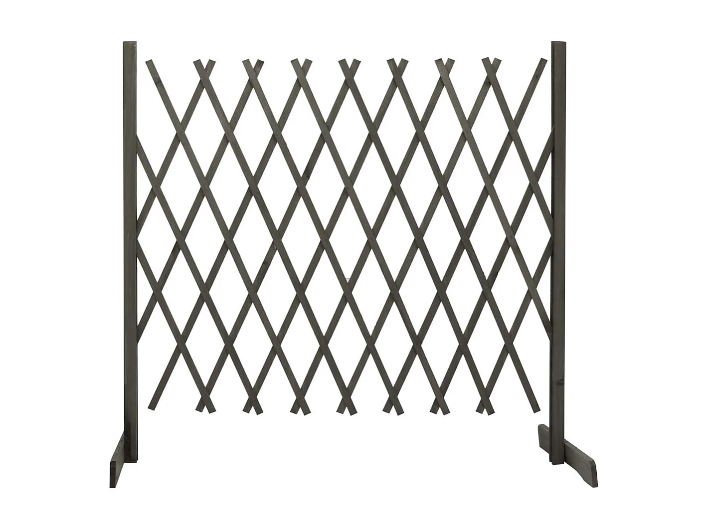 Clôture en treillis de jardin Gris 180x100 Bois de sapin