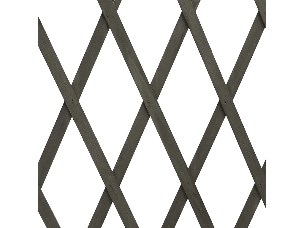 Clôture en treillis de jardin Gris 180x100 Bois de sapin