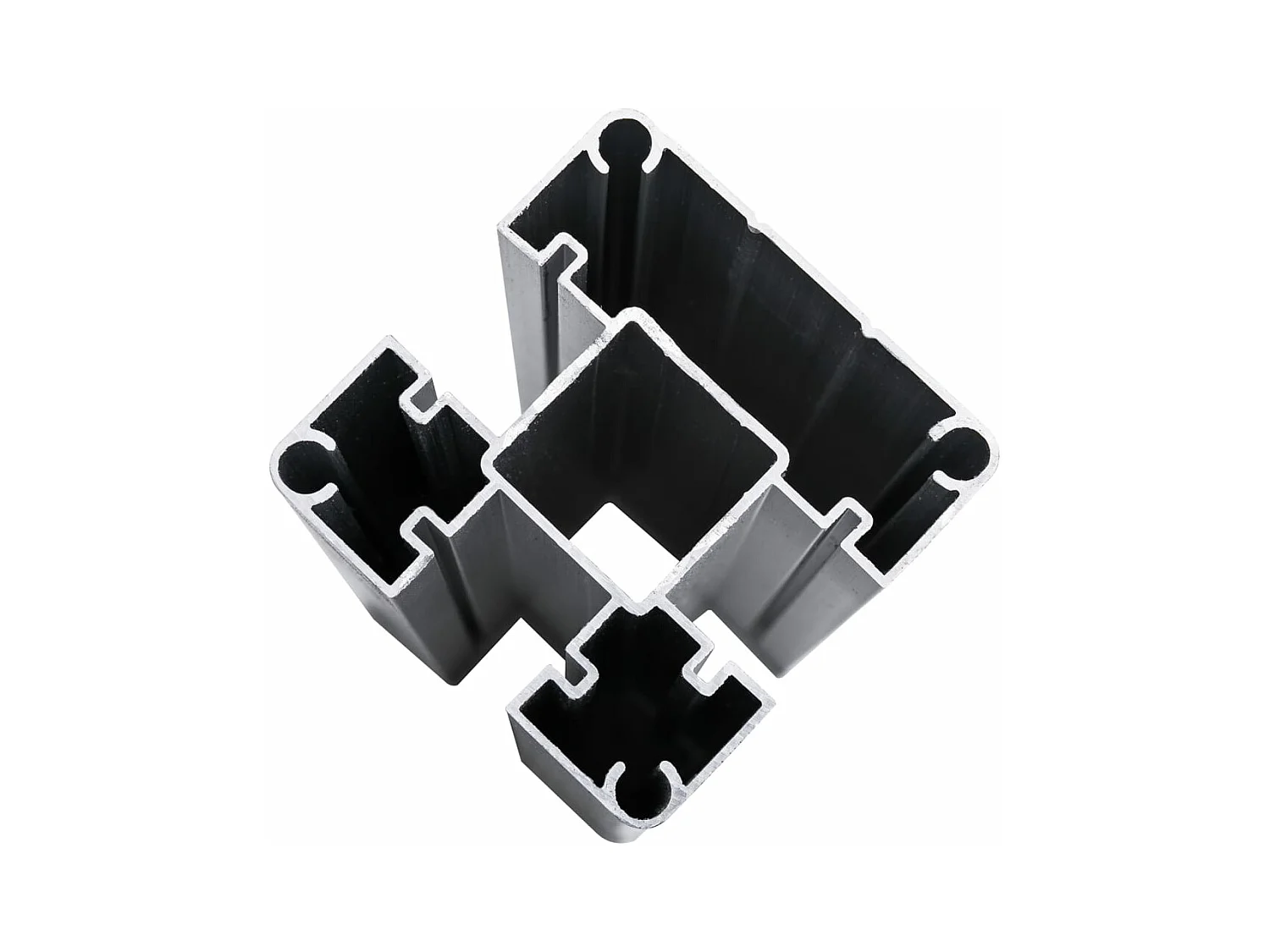 Clôture de jardin WPC 175x186 Marron