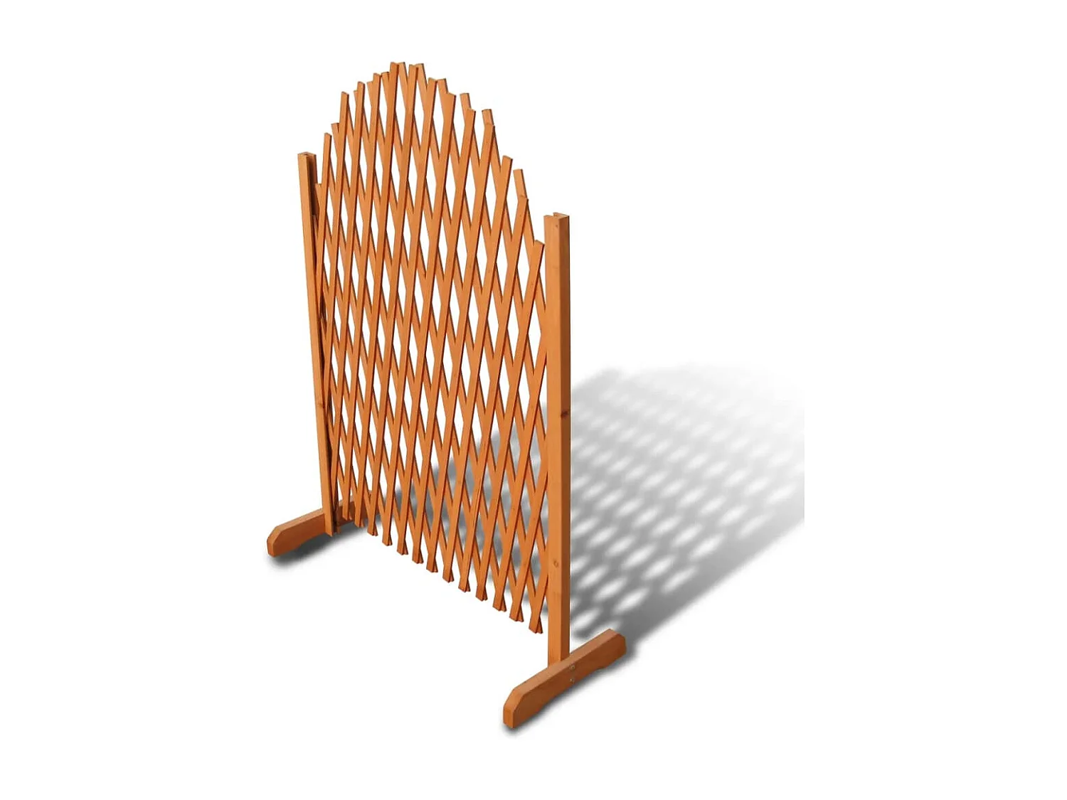 Clôture en treillis Bois solide 180x100