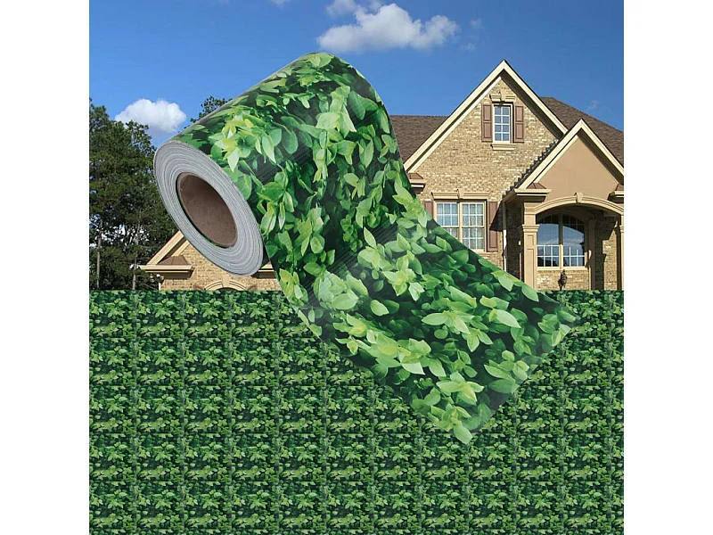Écran d'intimité de jardin PVC 35x0,19 m Vert