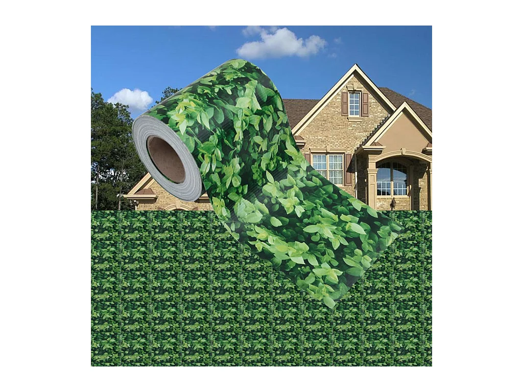 Écran d'intimité de jardin PVC 35x0,19 m Vert