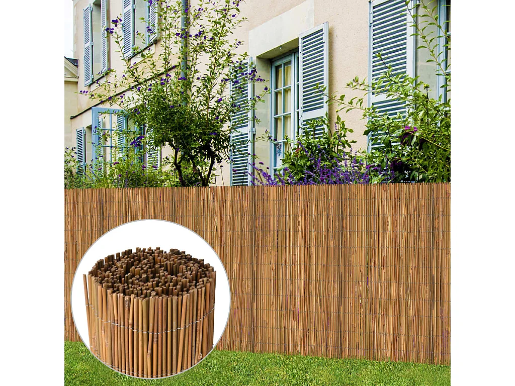 Clôture en bambou 500x100