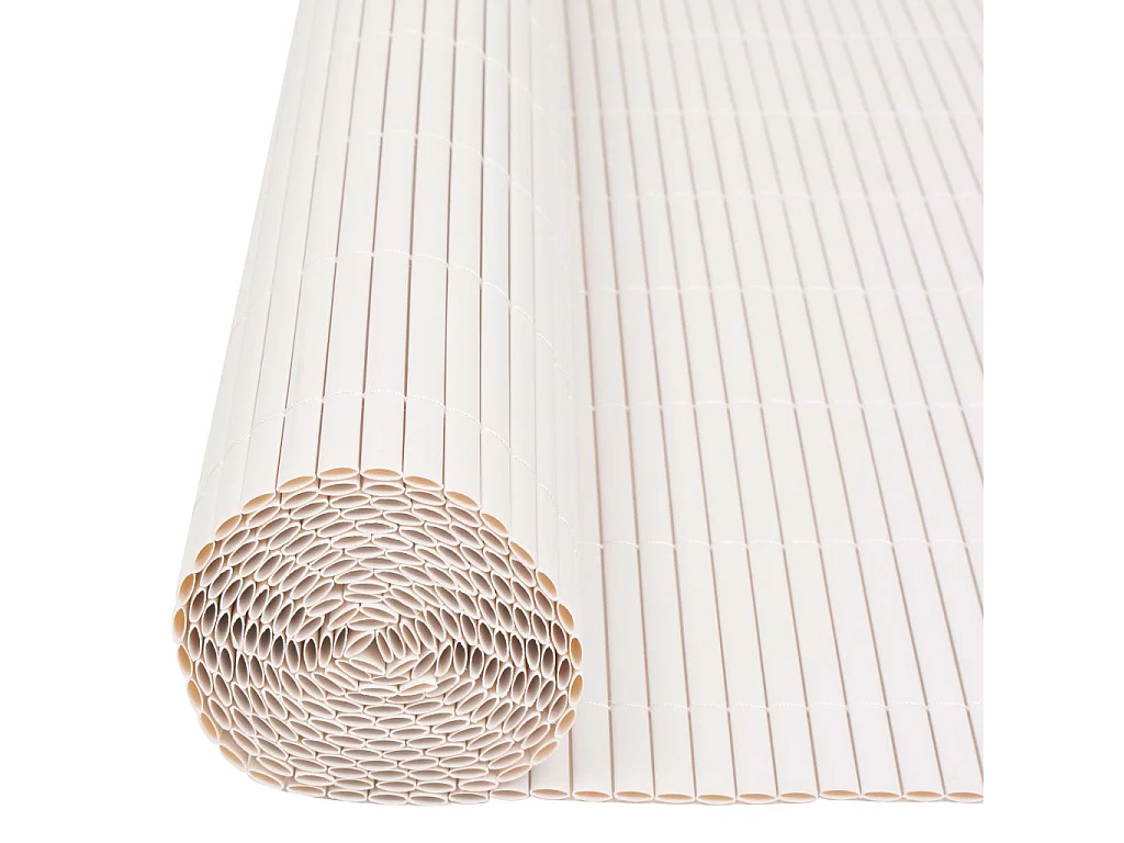 Clôture de jardin Double face 90x300 Blanc