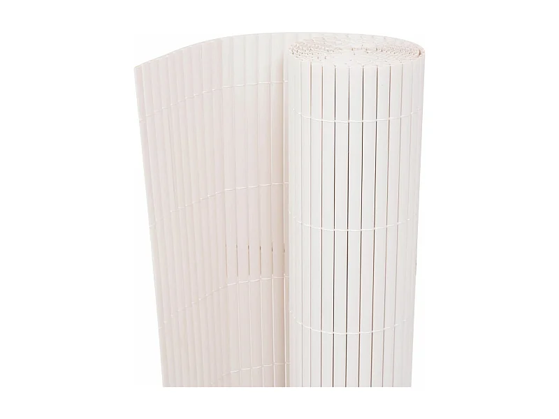 Clôture de jardin Double face 90x300 Blanc