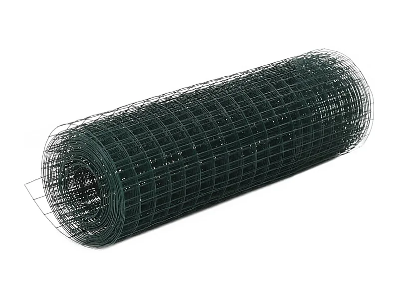 Grillage Acier avec revêtement en PVC 25x0,5 m Vert 2