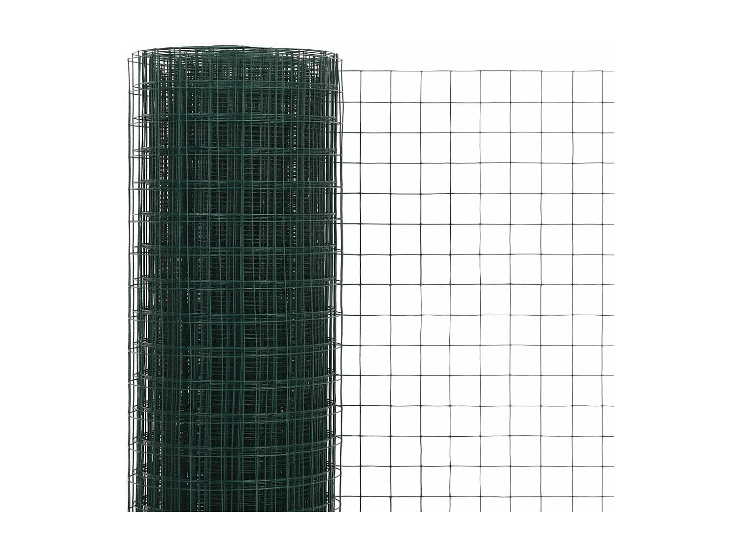 Grillage Acier avec revêtement en PVC 25x0,5 m Vert 2