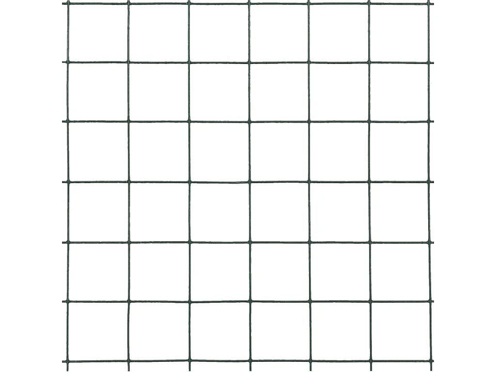 Grillage Acier avec revêtement en PVC 25x0,5 m Vert 2
