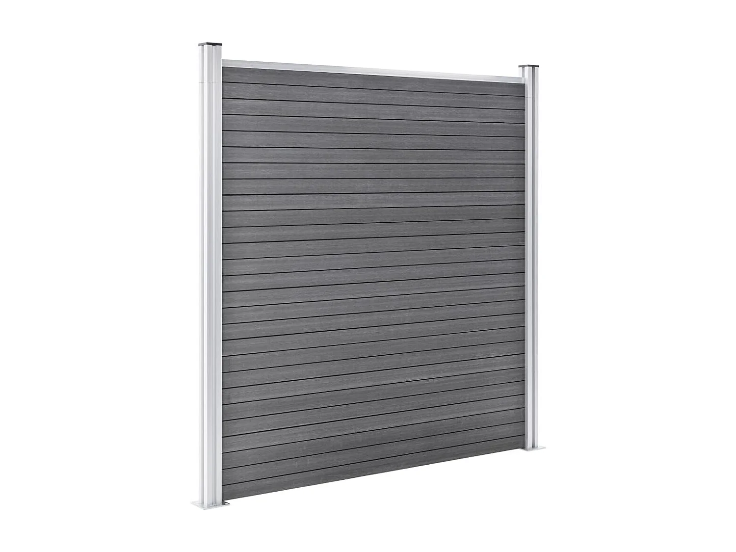 Clôture de jardin WPC 872x186 Gris