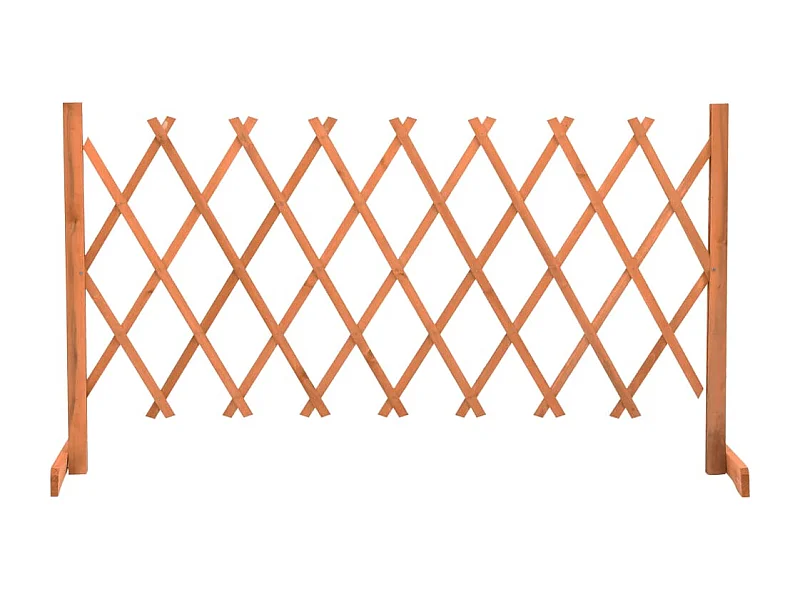 Clôture en treillis de jardin Orange 150x80 Bois de sapin