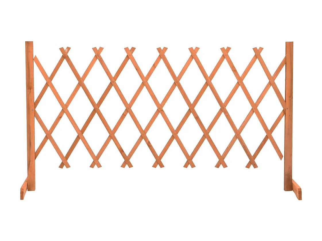 Clôture en treillis de jardin Orange 150x80 Bois de sapin
