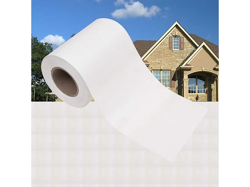 Écran d'intimité de jardin PVC 35x0,19 m Blanc
