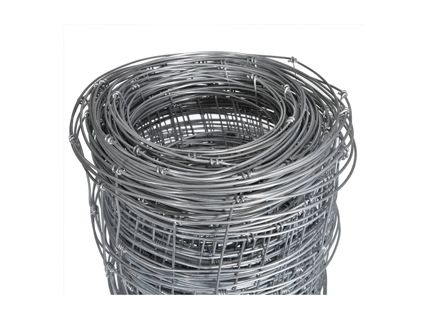 Clôture de jardin Acier galvanisé Argenté 50x1,6 m