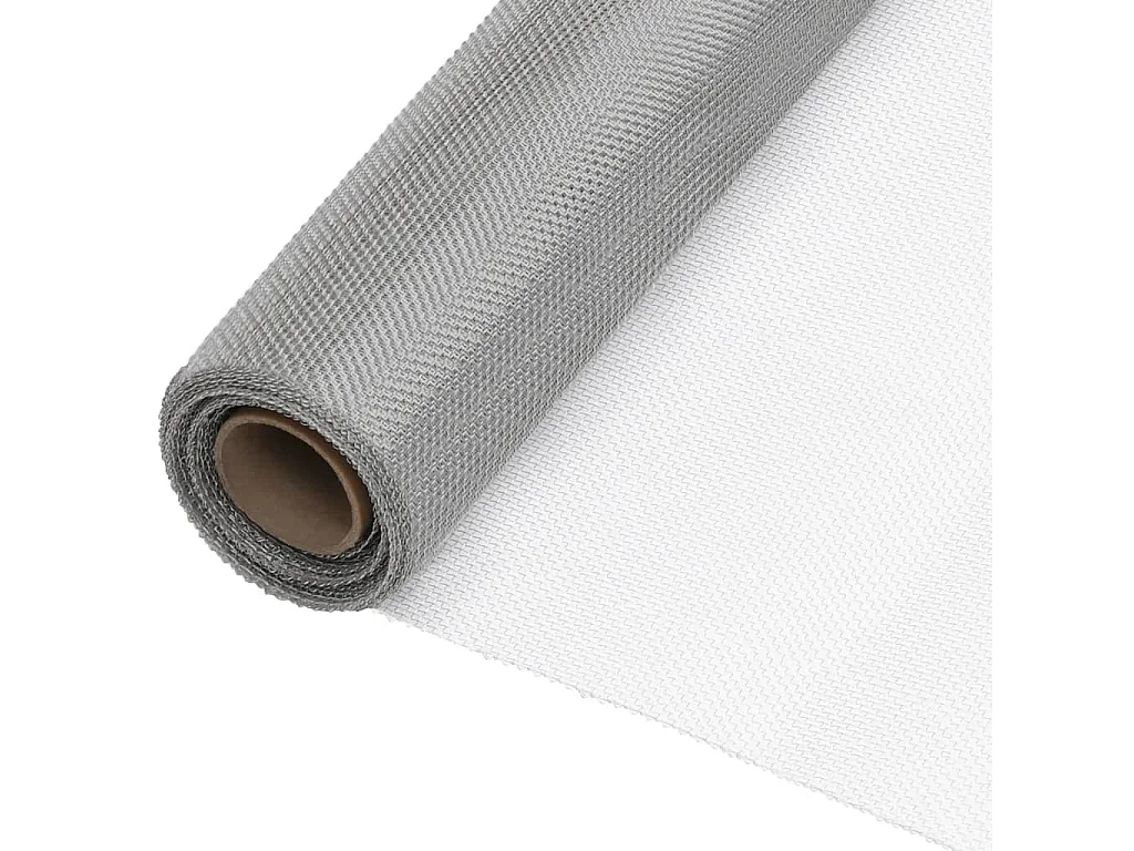 Écran en treillis Acier inoxydable 112x1000 Argenté