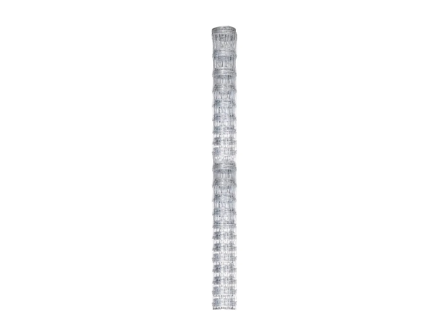 Hek 50x1,25 m gegalvaniseerd staal zilverkleurig