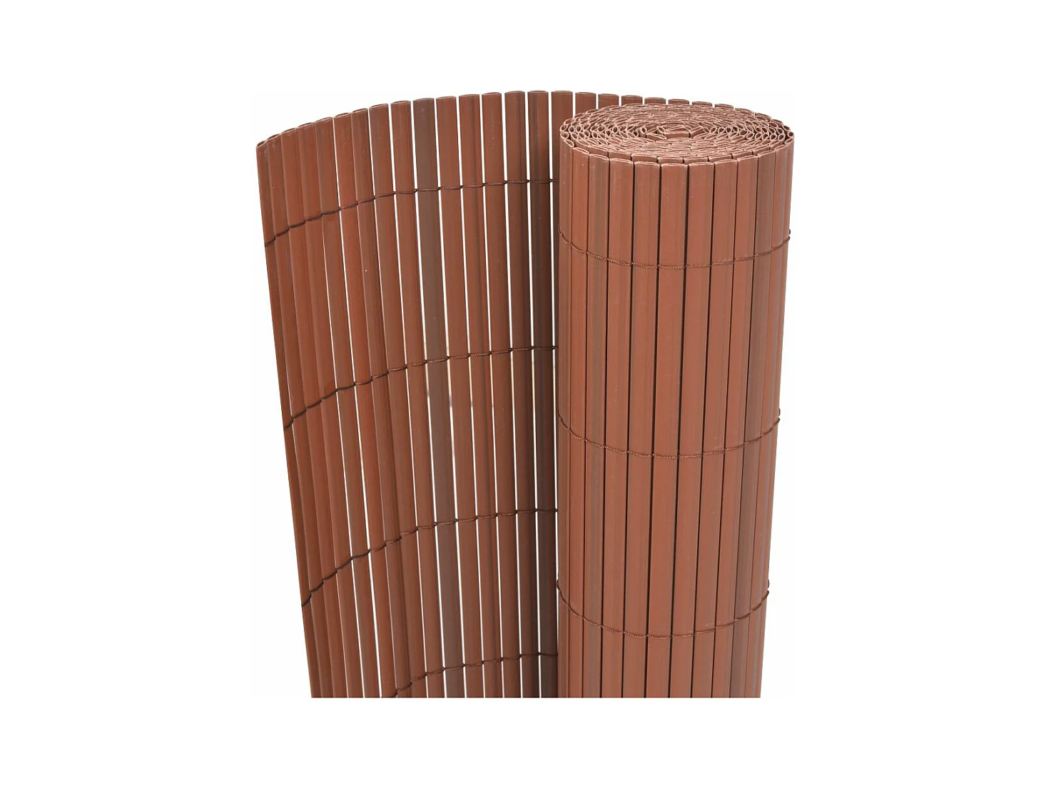Clôture de jardin Double face PVC 90x300 Marron