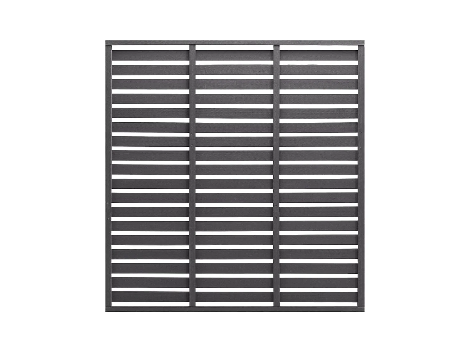 Panneau de clôture WPC 180x180 Gris