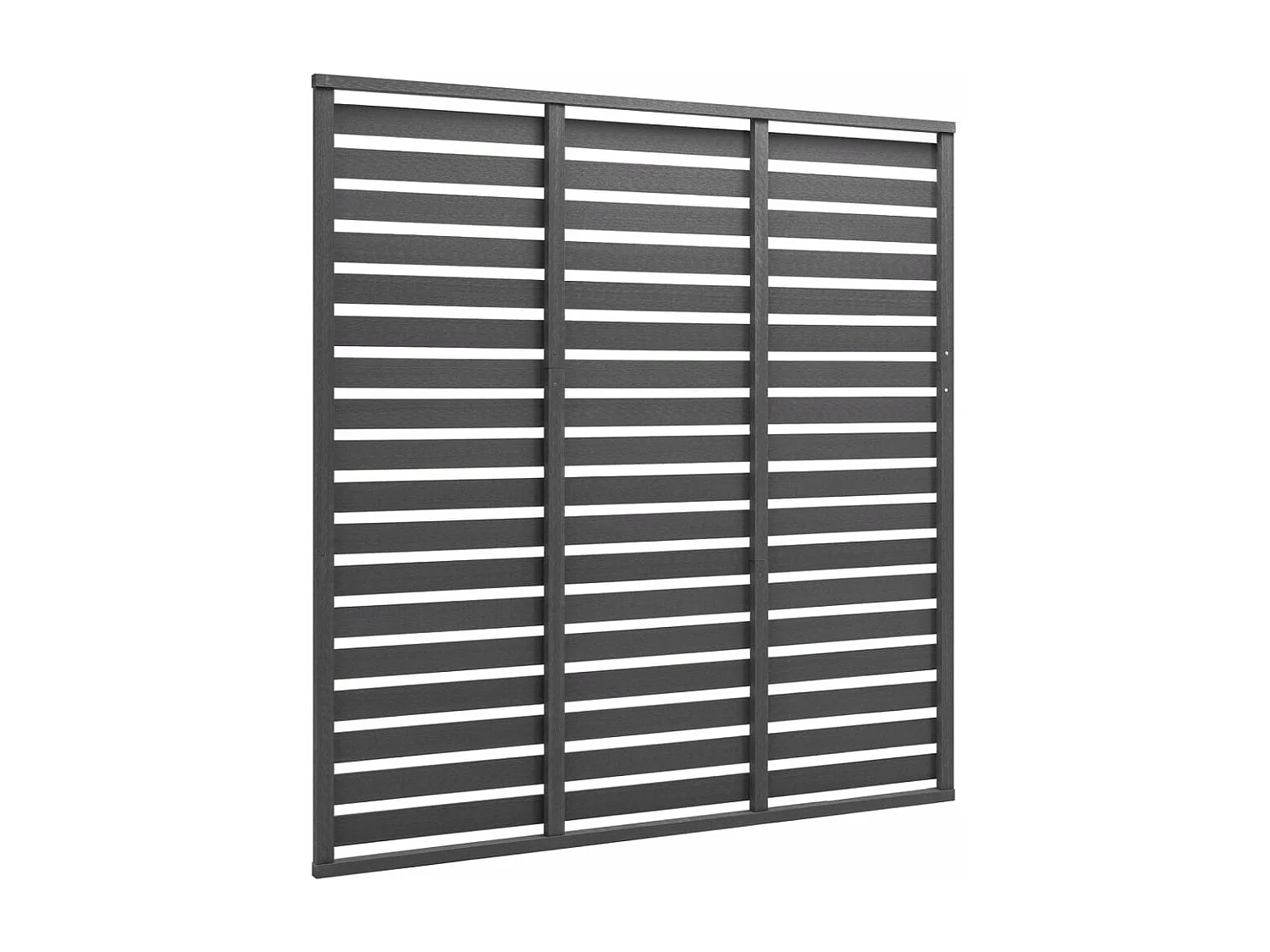 Panneau de clôture WPC 180x180 Gris