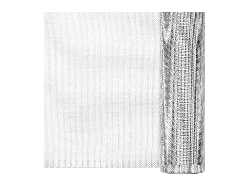 Écran en treillis Aluminium 112x500 Argenté