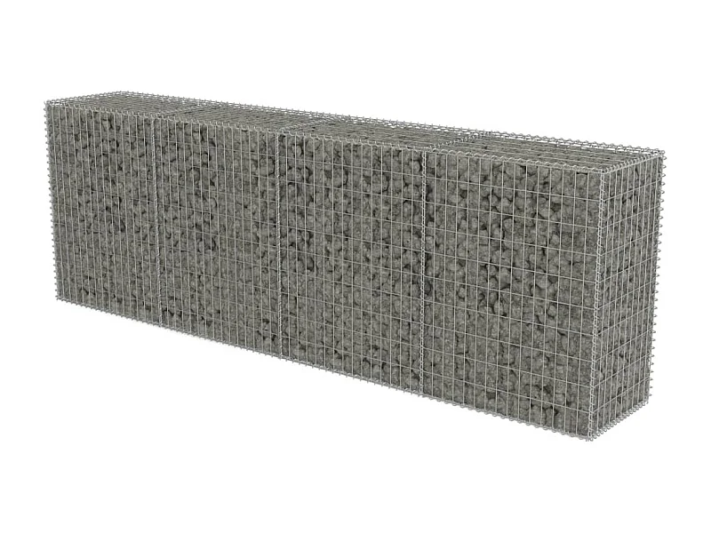 Mur en gabion avec couvercles Acier galvanisé 300 x 50x100