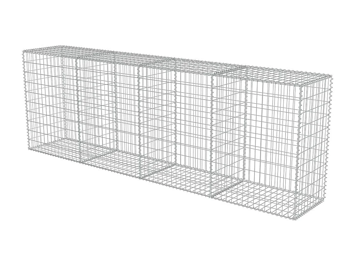 Mur en gabion avec couvercles Acier galvanisé 300 x 50x100