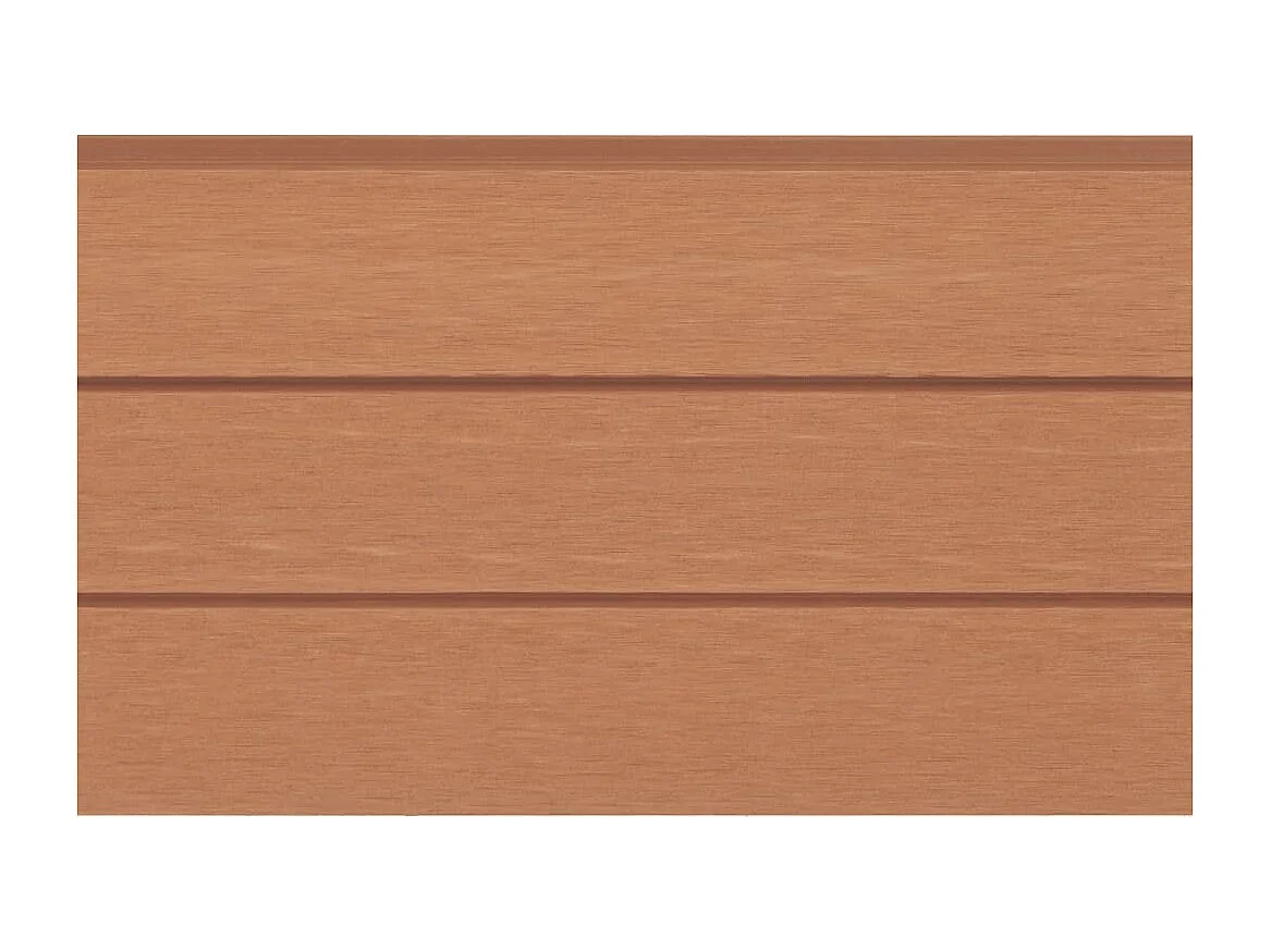 Panneaux de clôture de remplacement 9 pcs WPC 170cm Marron