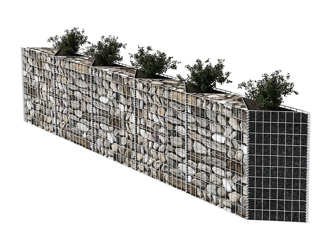 Panier de gabion Acier galvanisé 300x30x100