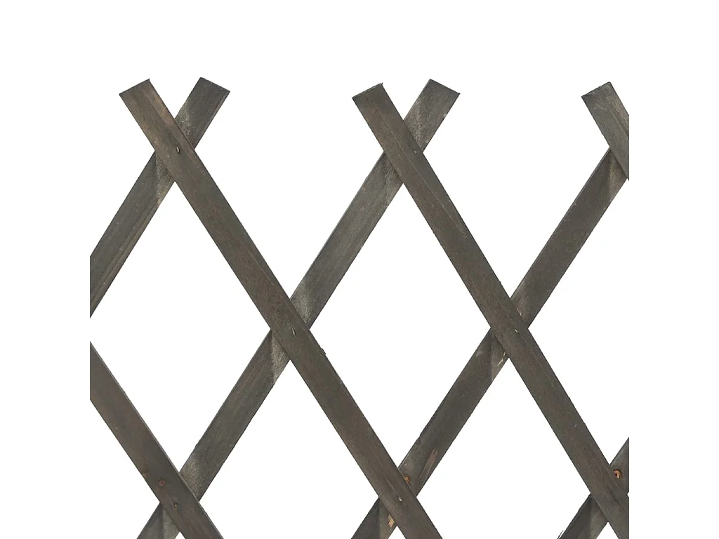 Clôture en treillis de jardin Gris 120x90 Bois de sapin