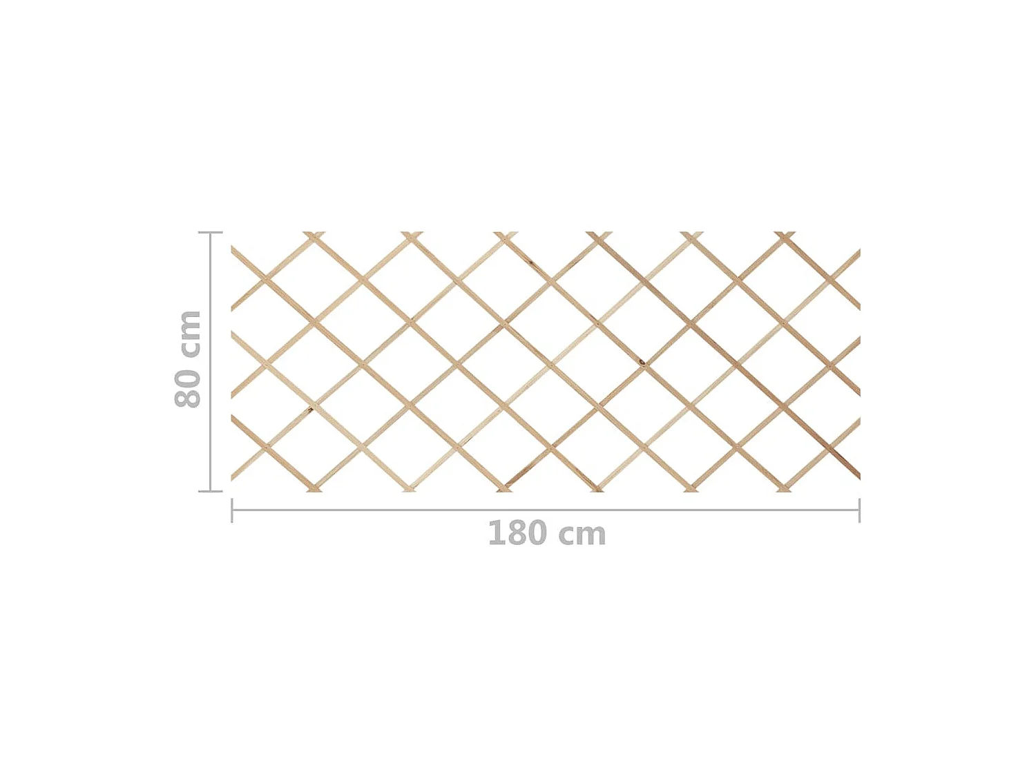 Clôtures en treillis 5 pcs Bois de sapin massif 180x80