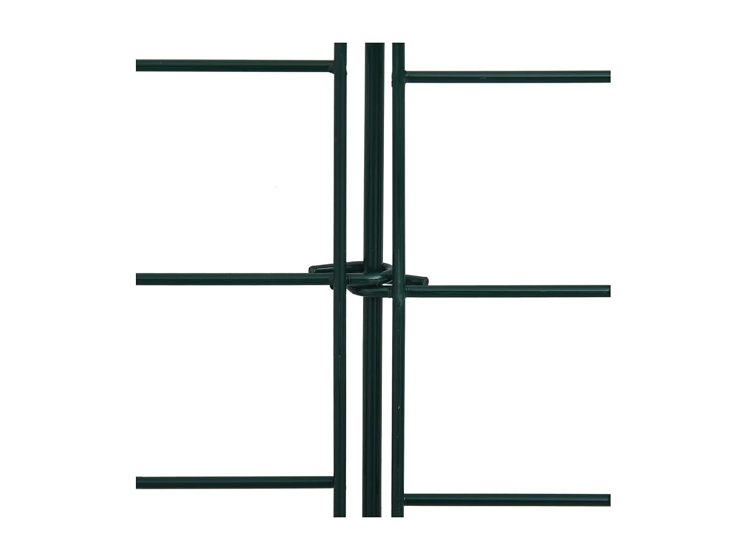 Ensemble de clôture voûtée d'étang 77,5x78,5 Vert