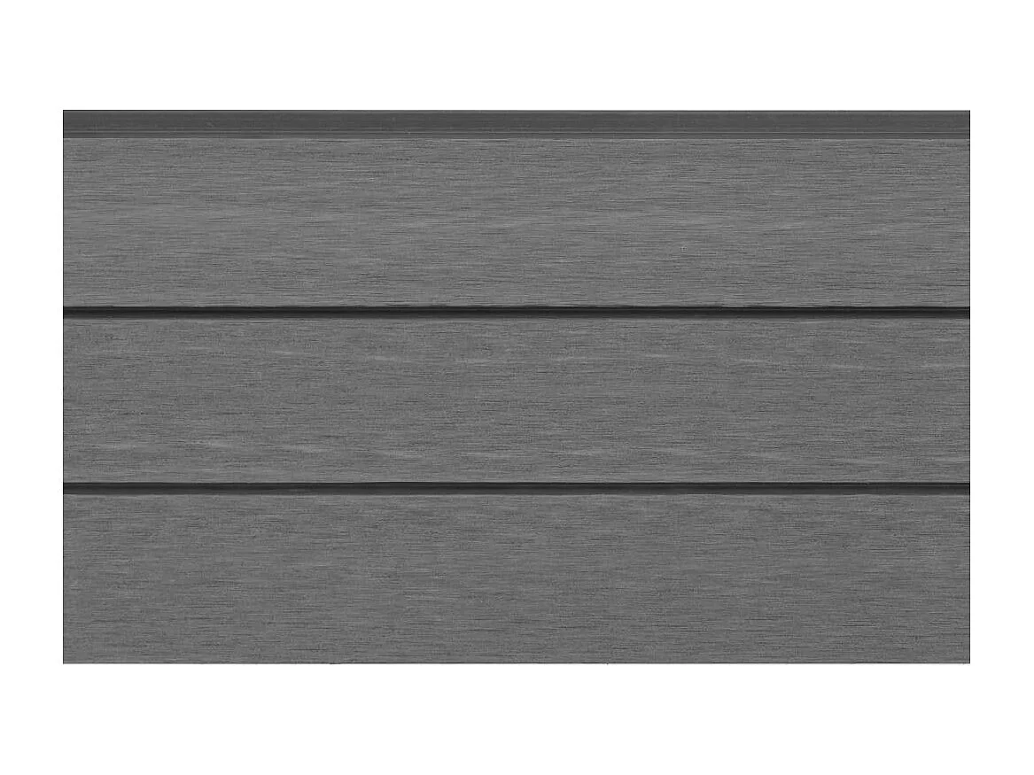 Panneaux de clôture de remplacement 9 pcs WPC 170cm Gris