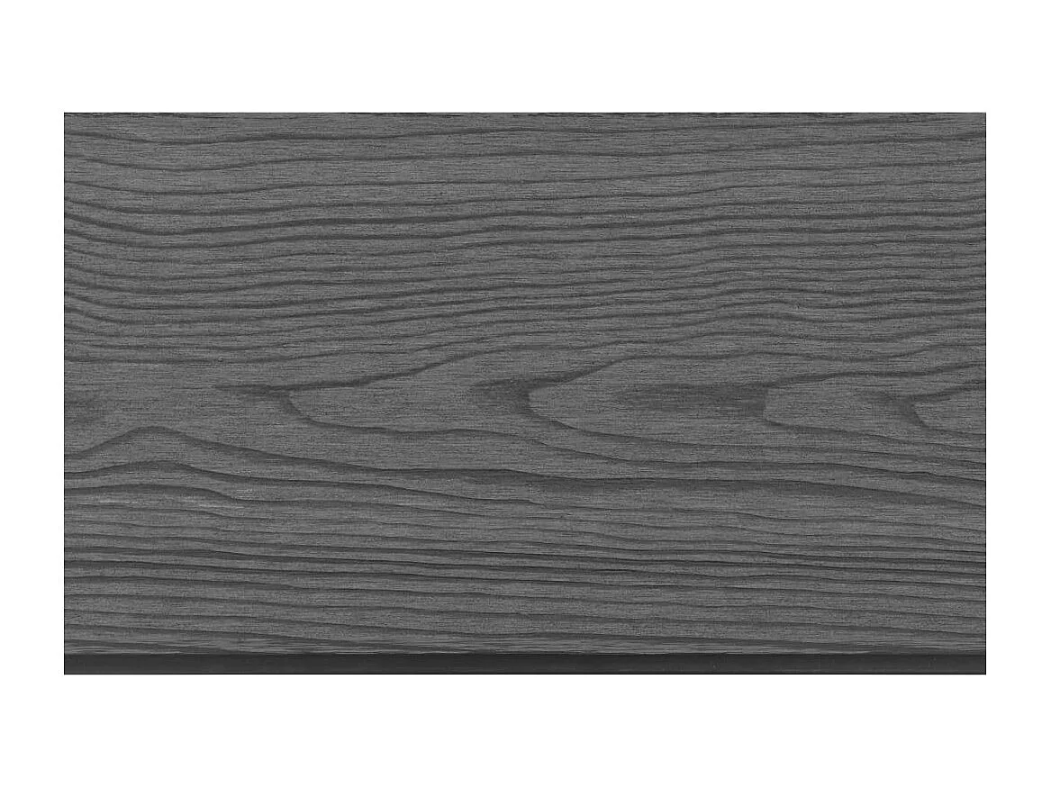 Panneaux de clôture de remplacement 9 pcs WPC 170cm Gris