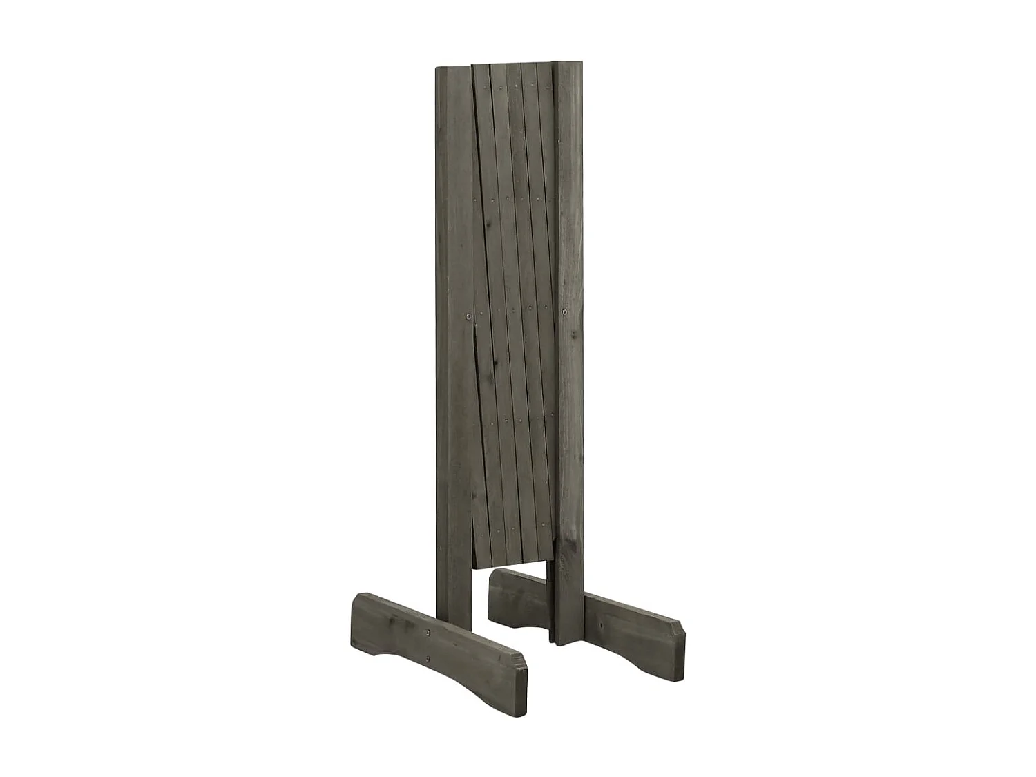 Clôture en treillis de jardin Gris 120x60 Bois de sapin