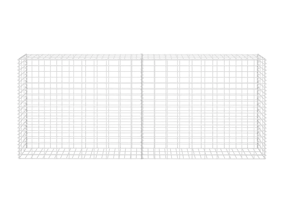 Panier de gabion Acier inoxydable 85 x 30x200