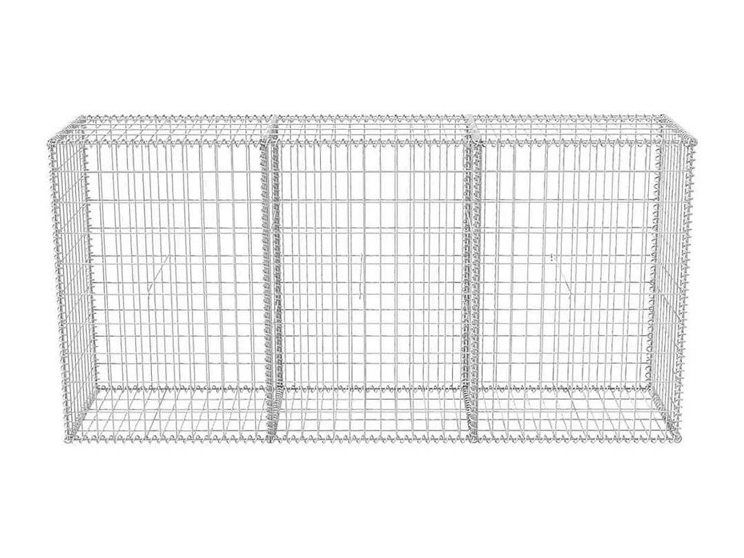 Panier de gabion Acier galvanisé 200x50x100