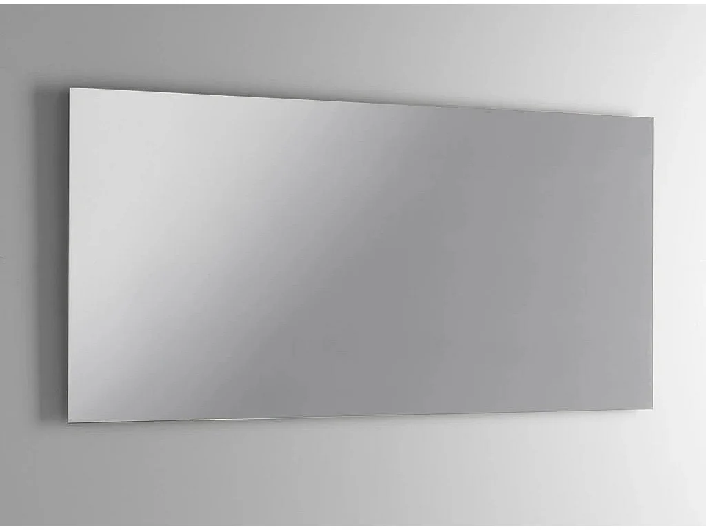 Ensemble meuble de salle de bain 6 tiroirs bois chêne clair et miroir Malo L 120cm