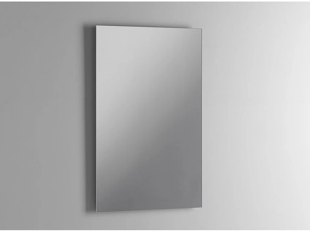 Ensemble meuble de salle de bain 3 tiroirs bois gris clair et miroir lumineux Malo L 60cm