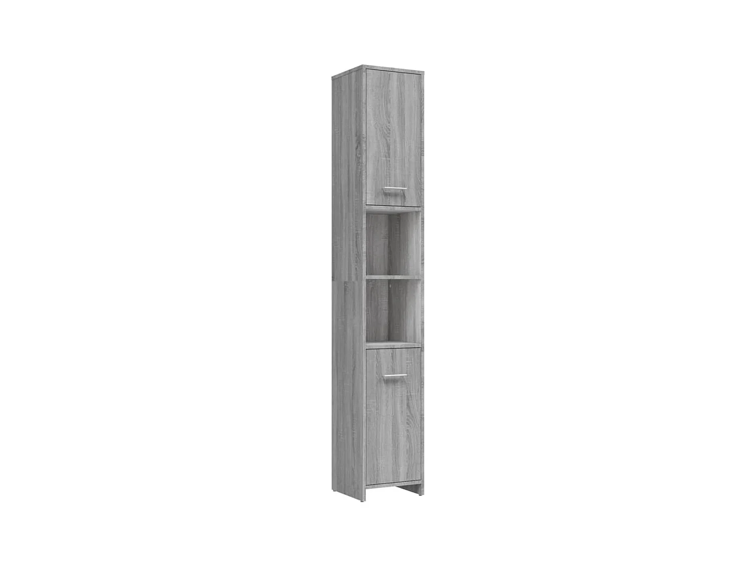 Armoire de bain Sonoma gris 30x30x183,5 Bois d'ingénierie
