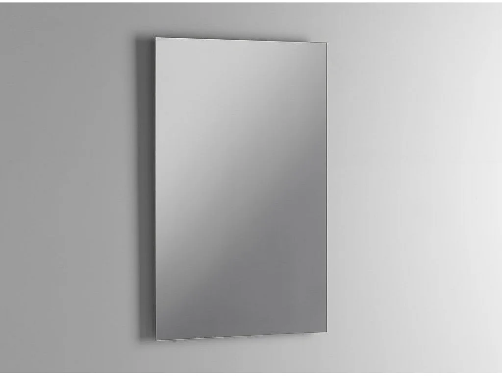 Ensemble meuble de salle de bain 3 tiroirs bois gris oxyde et miroir lumineux Malo L 60cm