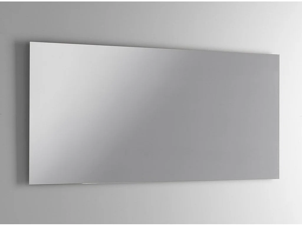 Ensemble meuble de salle de bain 2 tiroirs laqué blanc et chêne double vasque et miroir à LED Oga L 120cm
