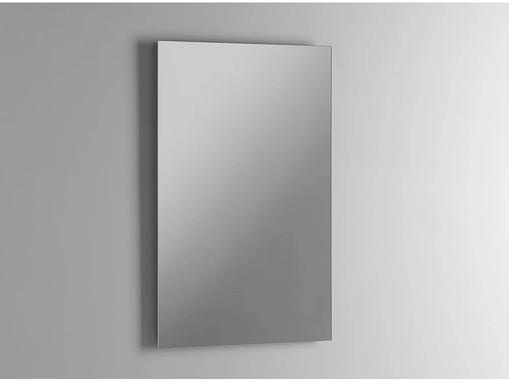 Ensemble meuble de salle de bain 3 tiroirs bois gris clair et miroir lumineux Malo L 100cm